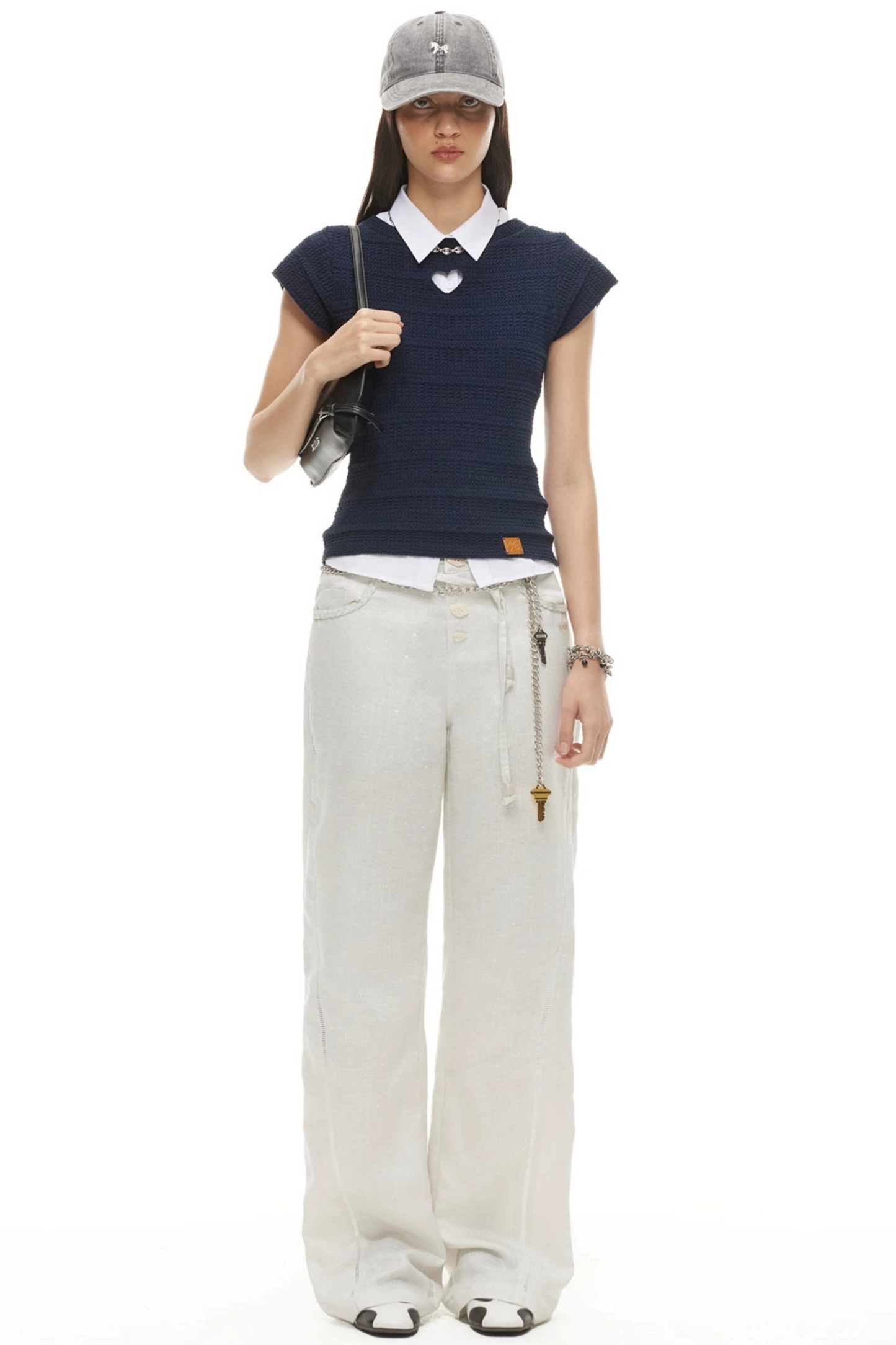 Heartbeat Linen Flutter Sleeve Top