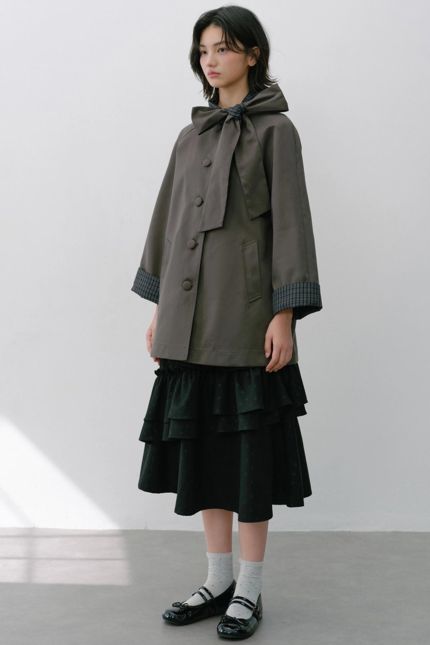 Sweet Bow Trench Coat