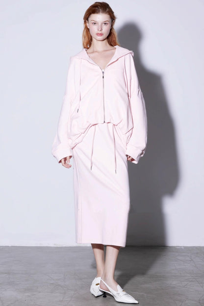 Comfort Cloud Cotton Hooded Sweatshirt Set-Up