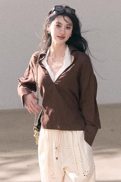 Pure Cotton Embroidered Pants