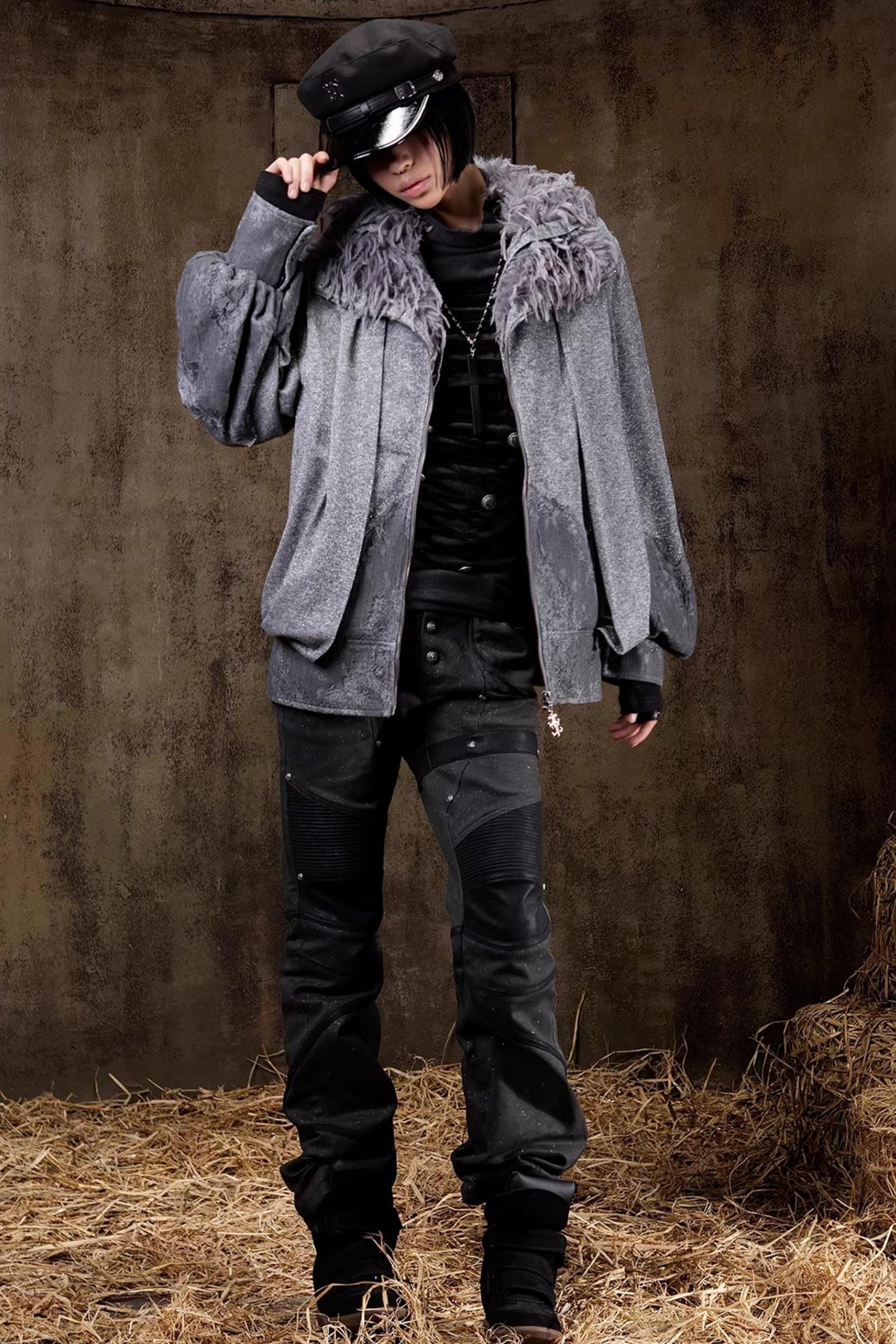 Palace Punk Straight-Leg Pants