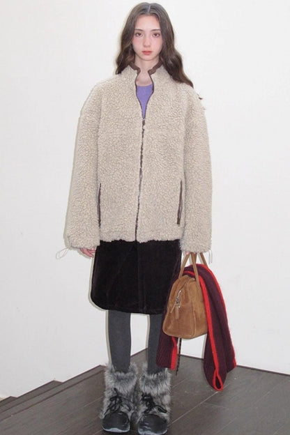 Vintage Dark Purple Velvet Skirt