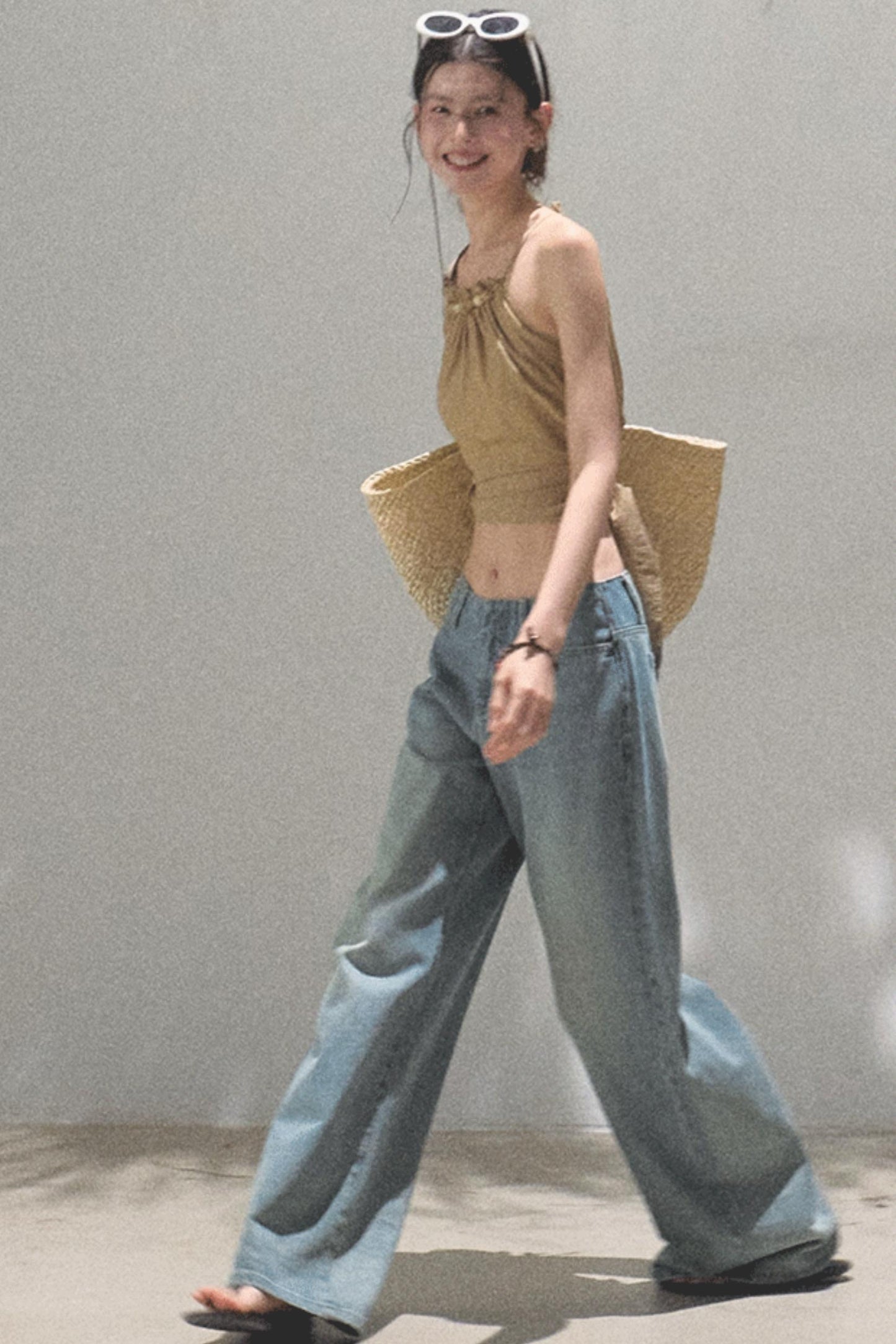 Floral Lace-Up Camisole