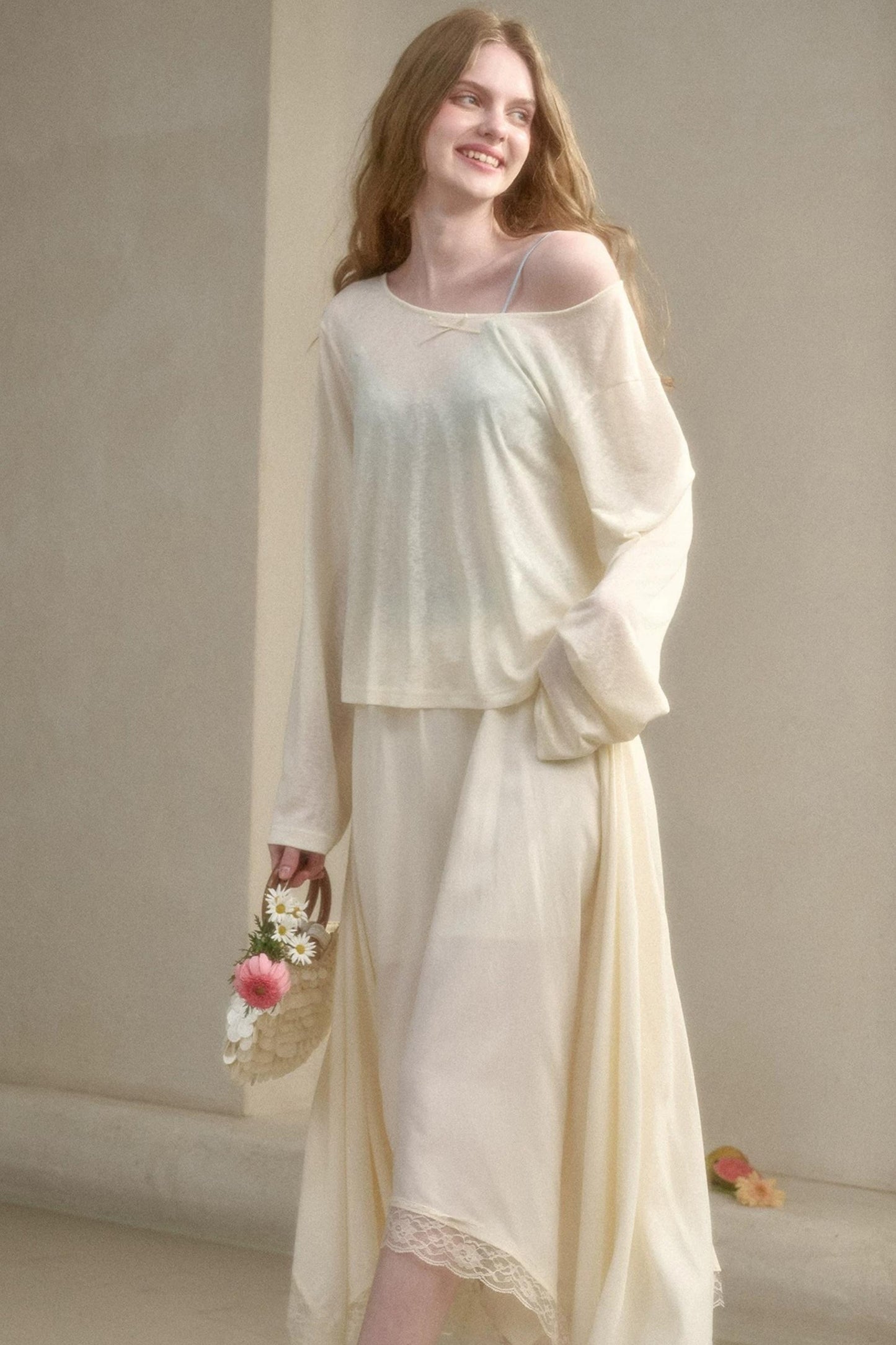 Natural Lyocell Cloud Blouse