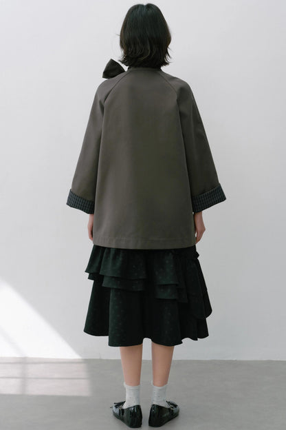 Sweet Bow Trench Coat