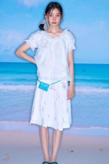 Starfish Pleated Skirt Set-Up
