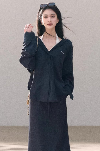 Lace-Trimmed Halter Neck Camisole