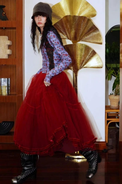 Vintage Leopard Velvet T-Shirt