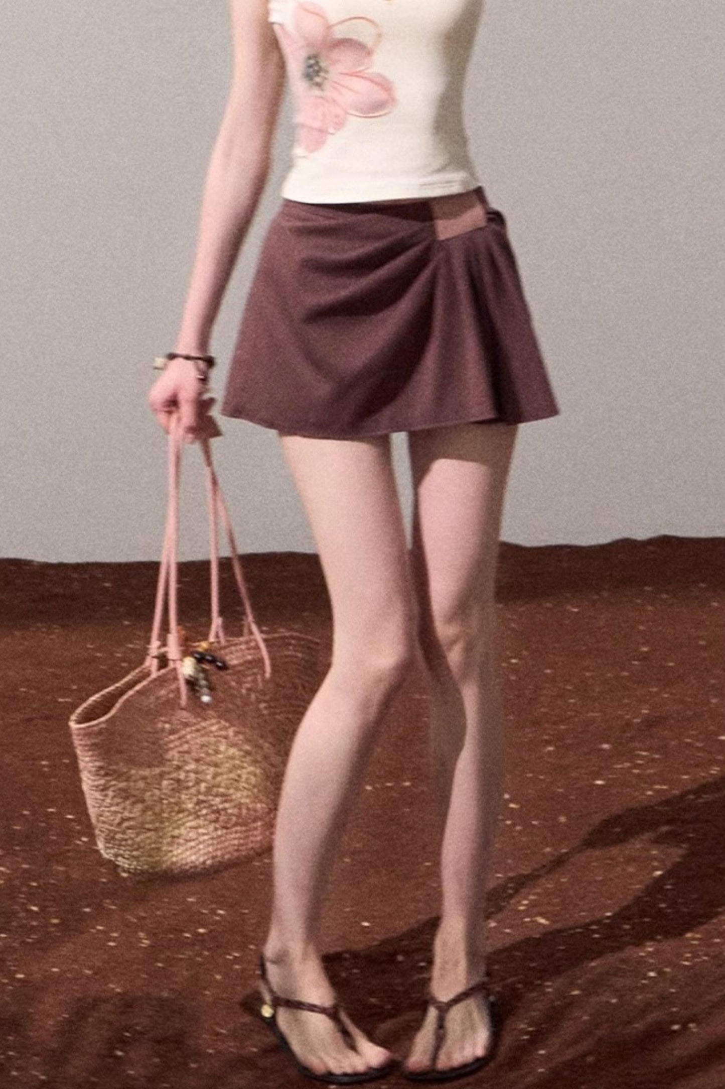 Begonia Bloom Slim Fit T-Shirt