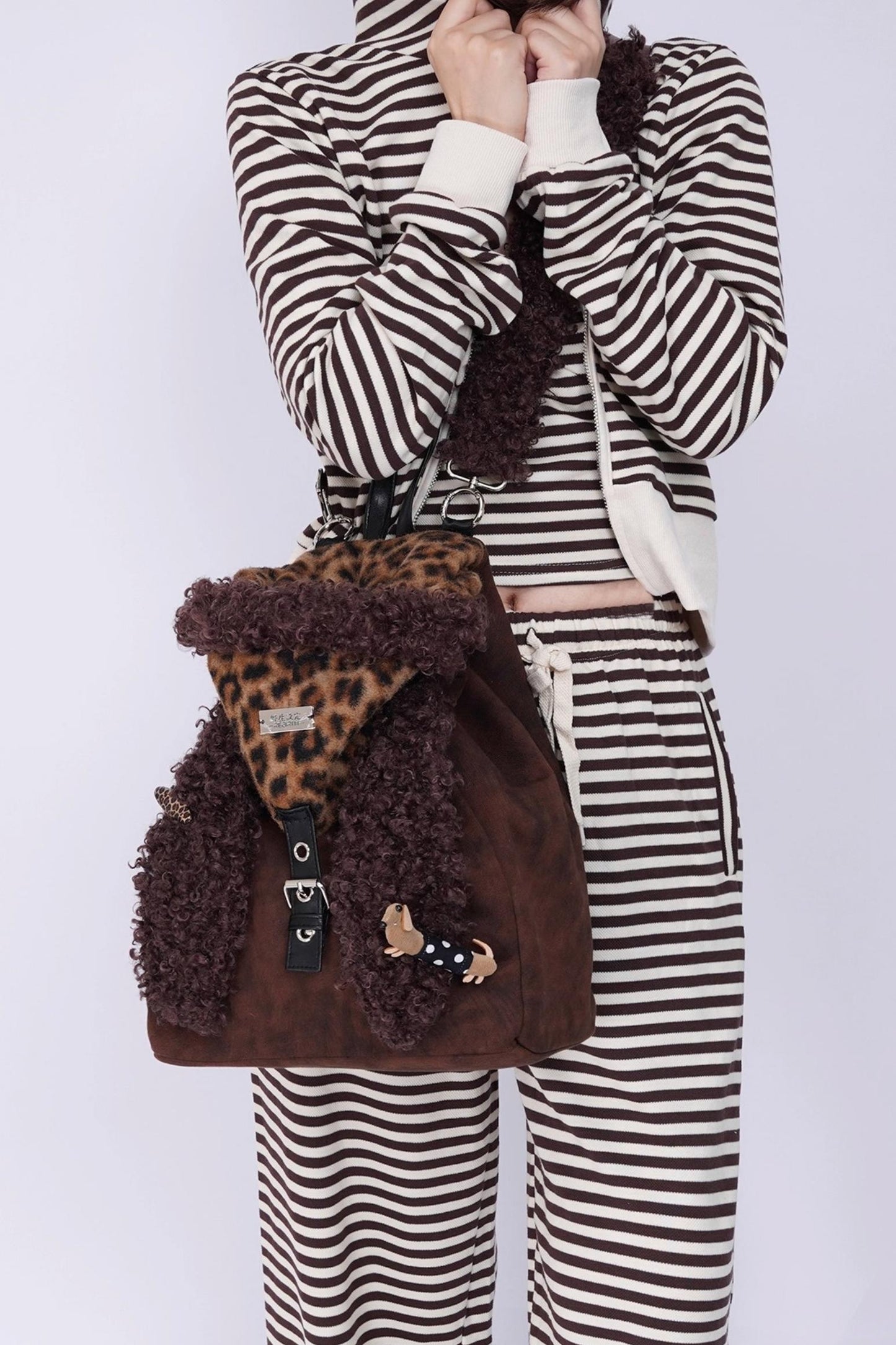 Ear Furry Crossbody Bag