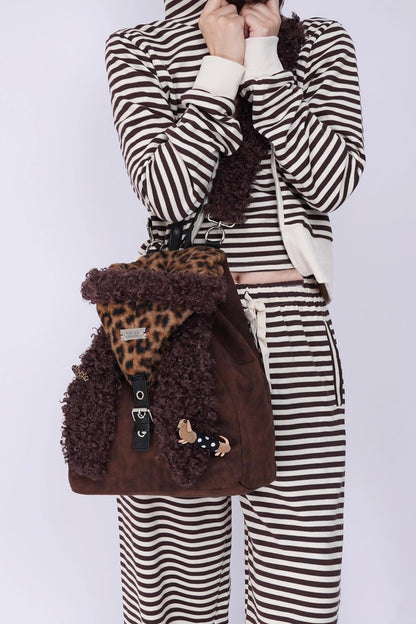 Ear Furry Crossbody Bag