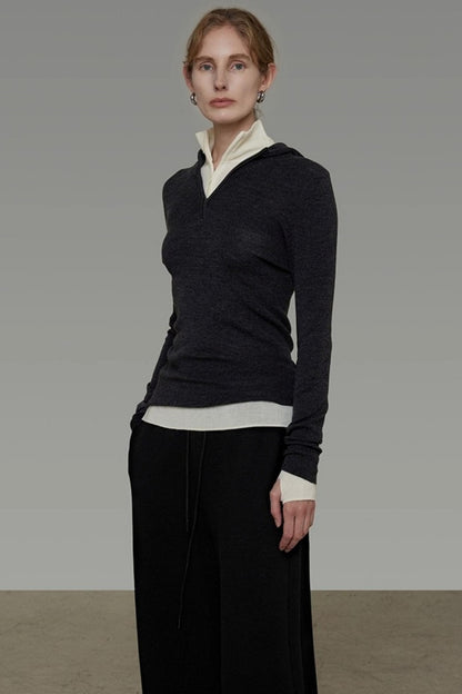 Slim Knitted Base Sweater