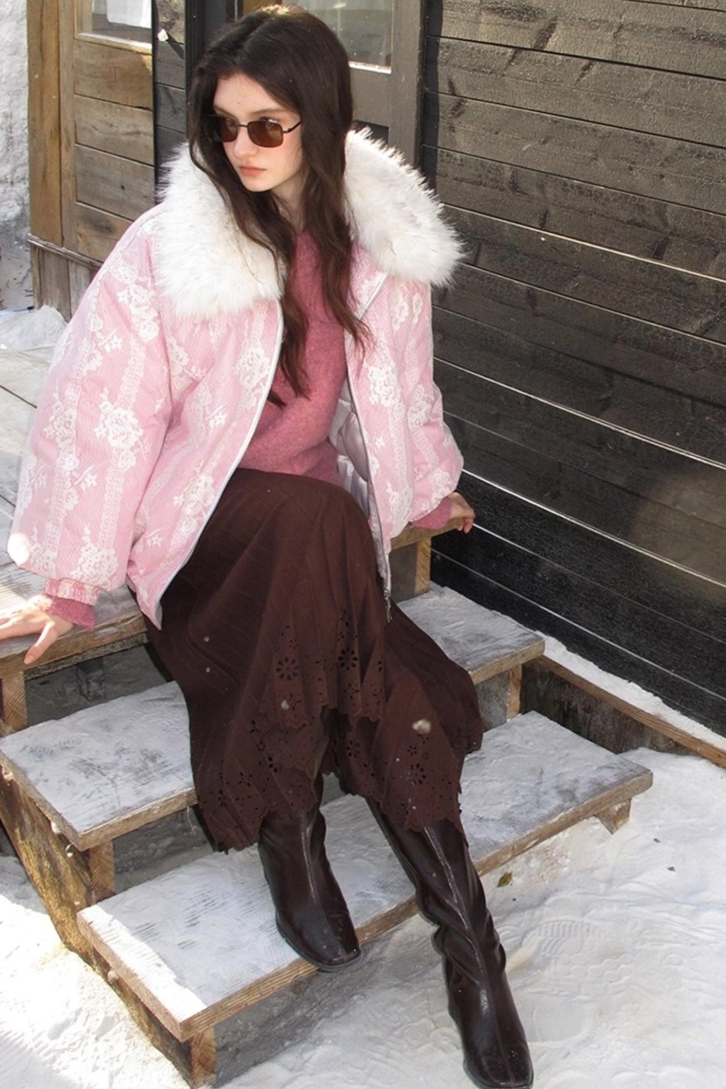 Rin's Poem Pleated Skirt