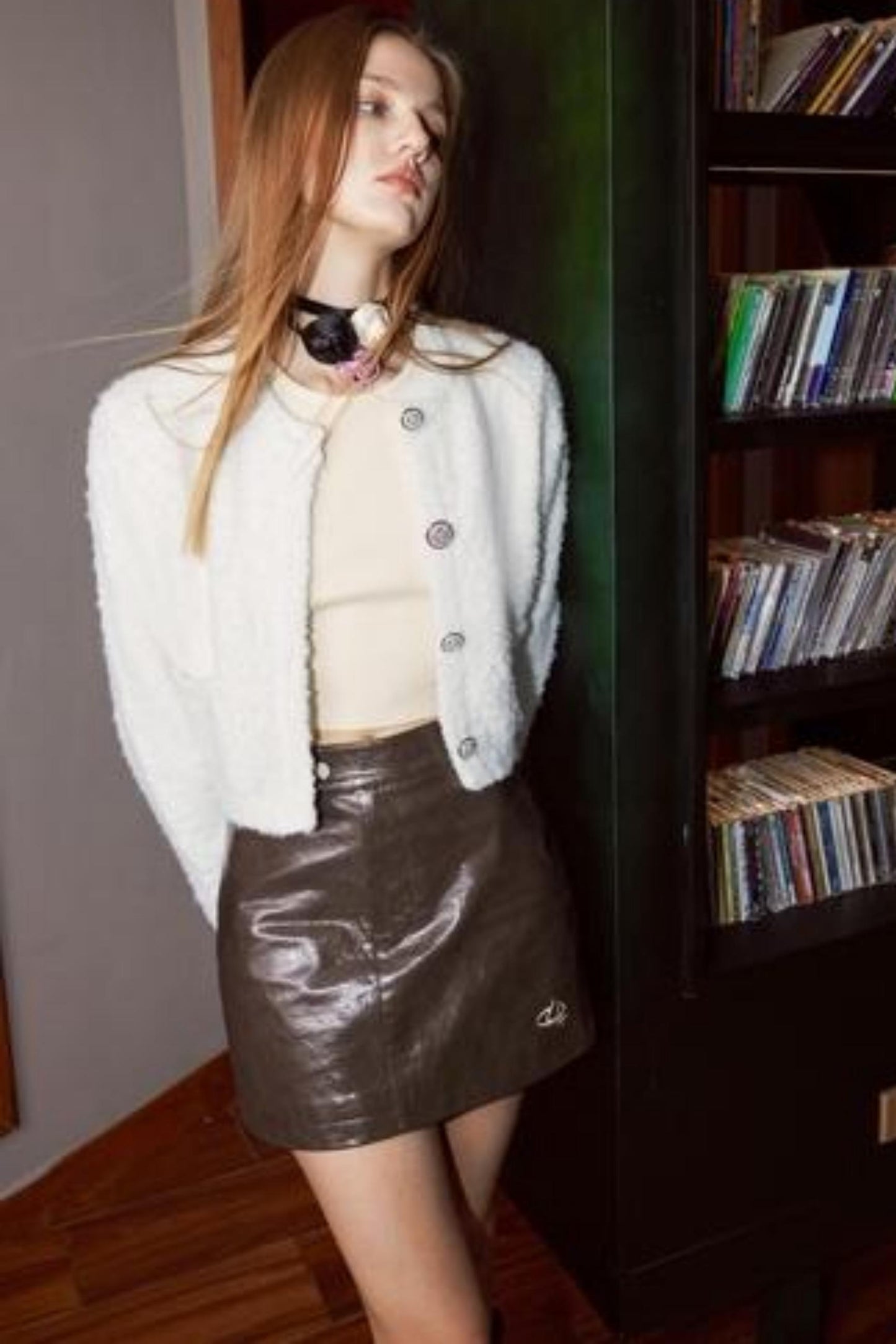 Frost Button Knit Cardigan