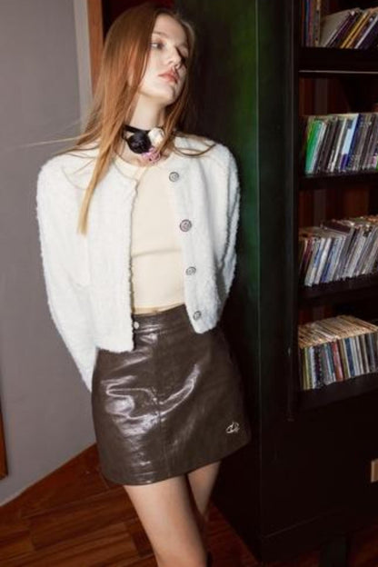 Frost Button Knit Cardigan