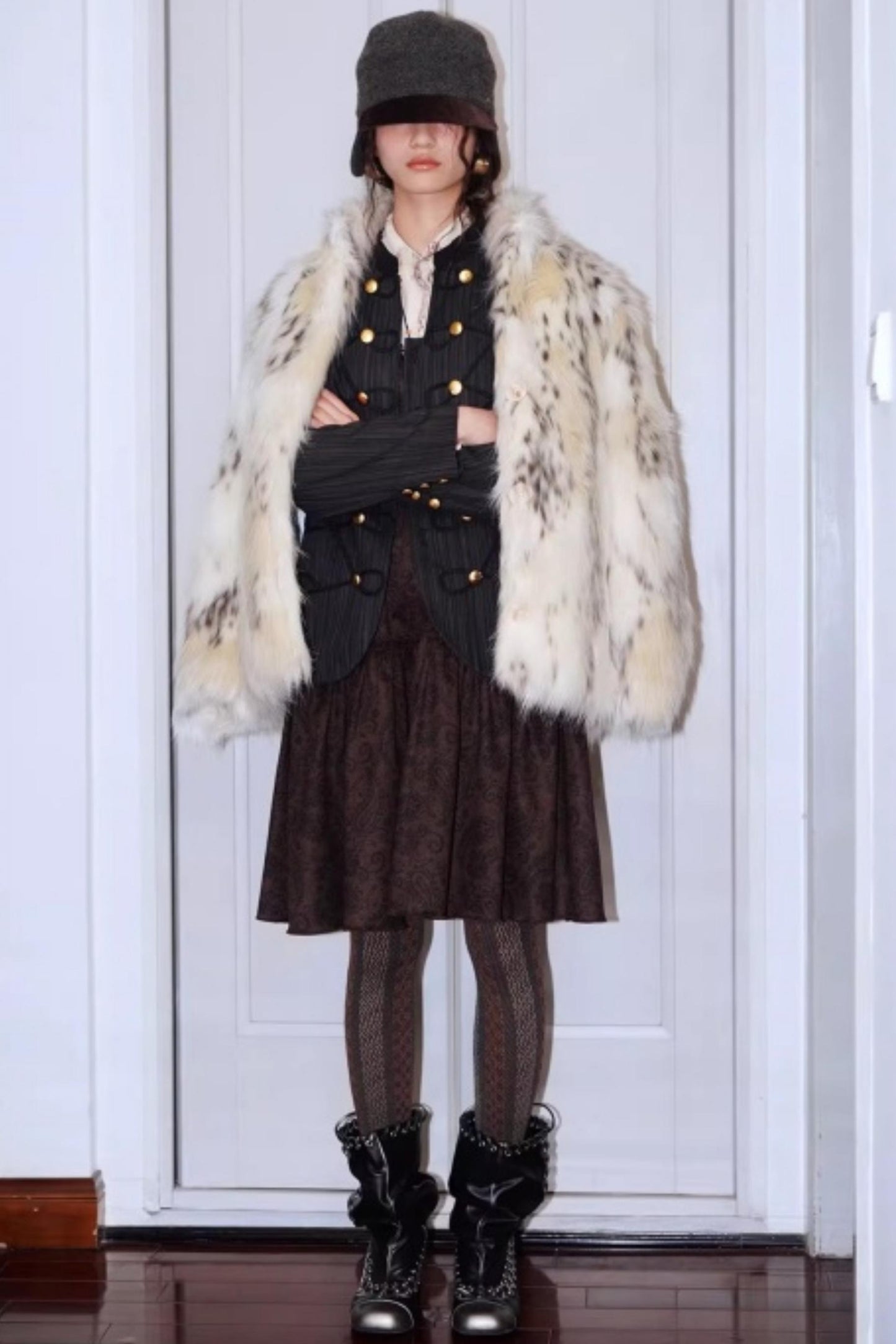 Vintage Suede Sleeveless Dress