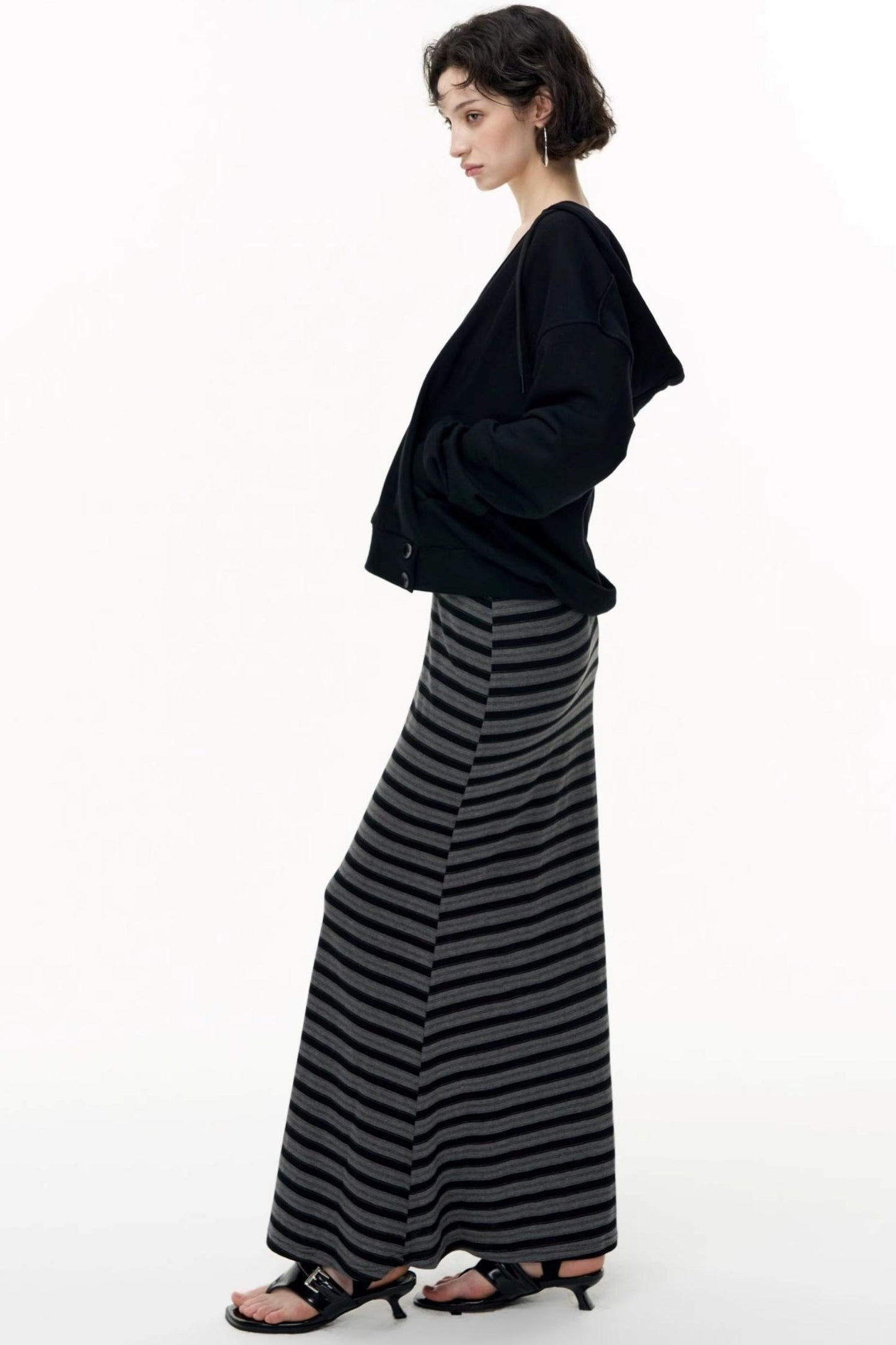 Tencel Striped Camisole Slim Dress