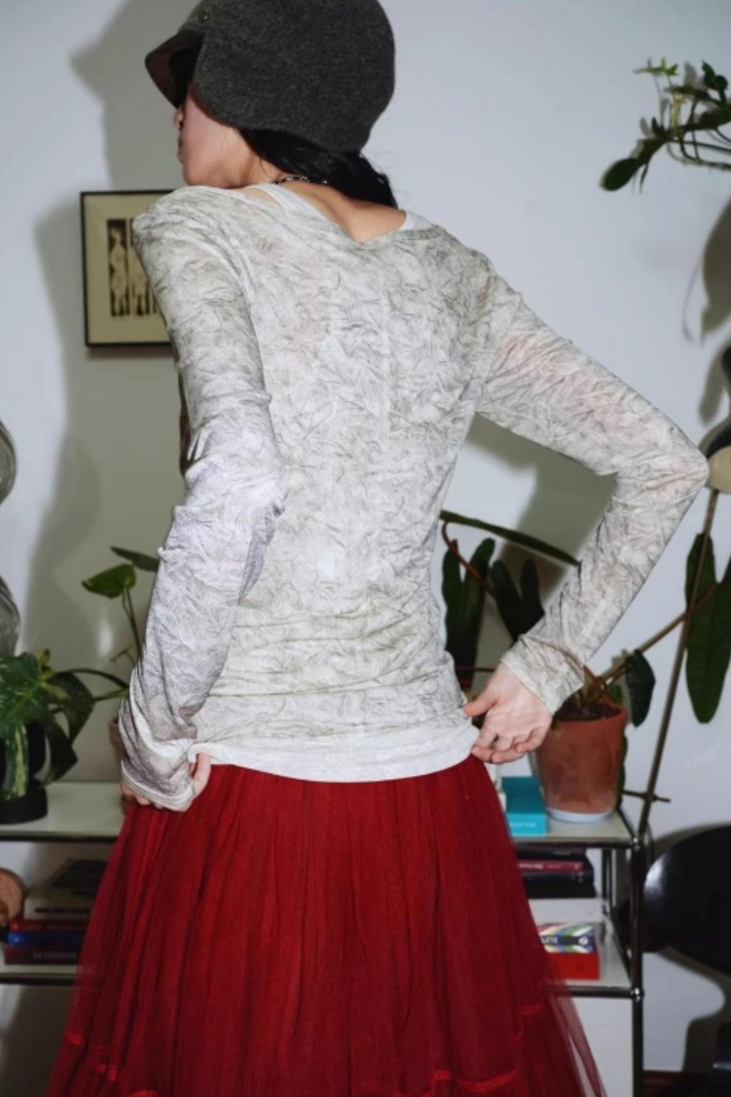 Vintage Acetate Knitted Top