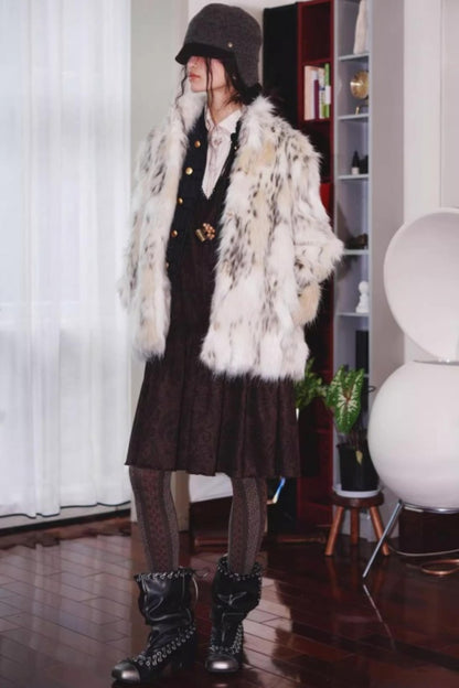 Vintage Suede Sleeveless Dress