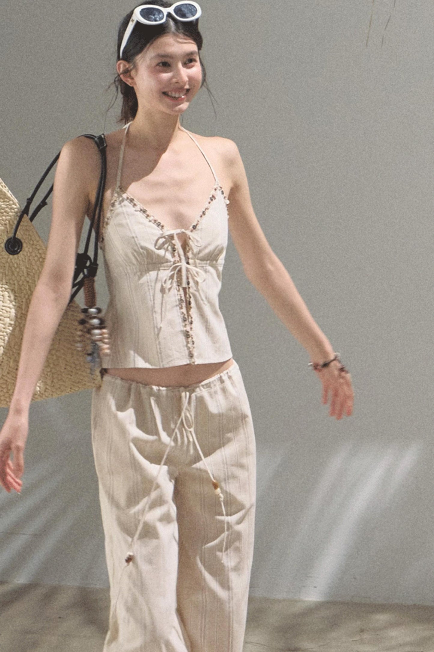 Amber Striped Pants Set-Up