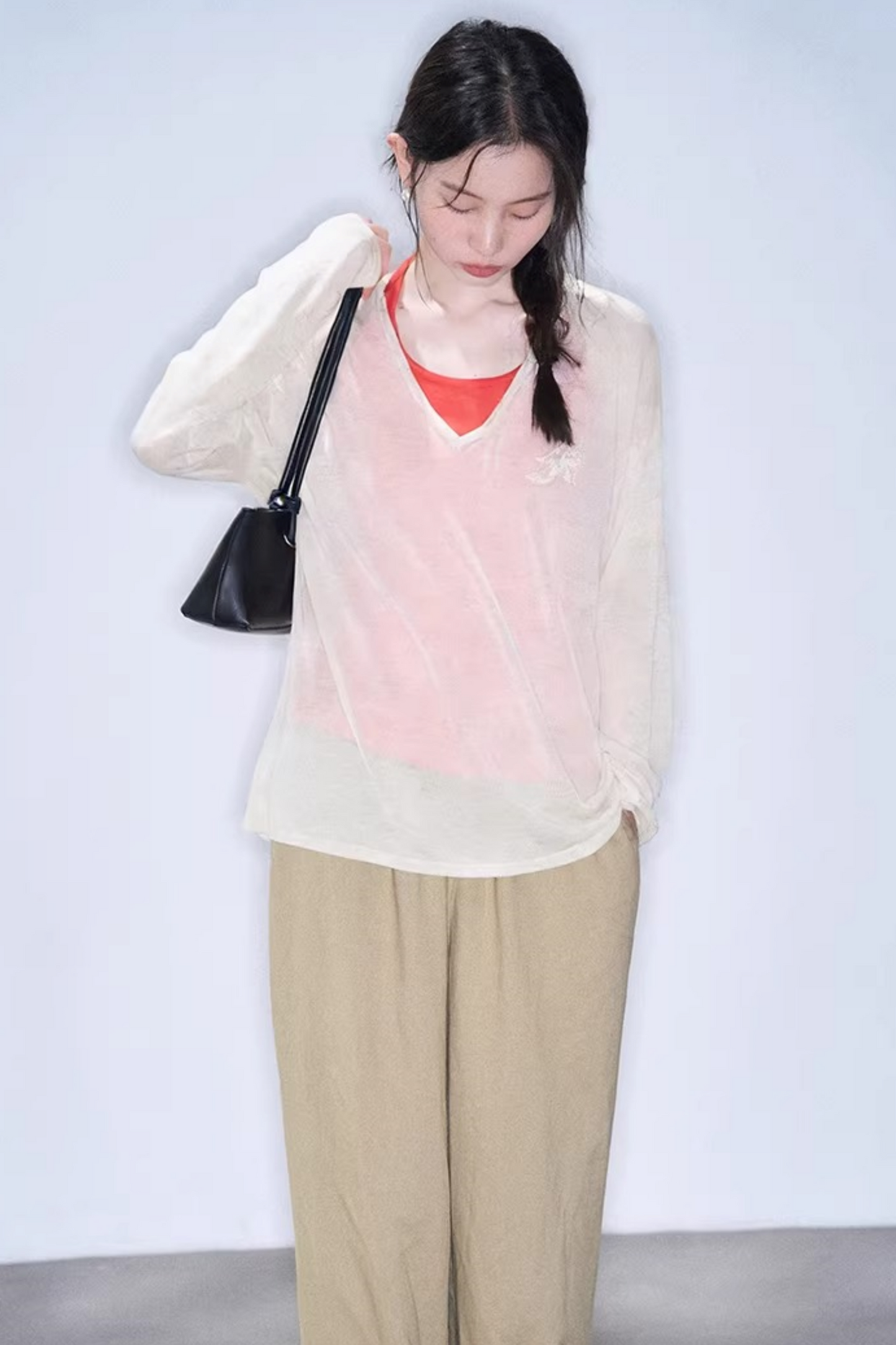 Layered U-Neck Camisole Top