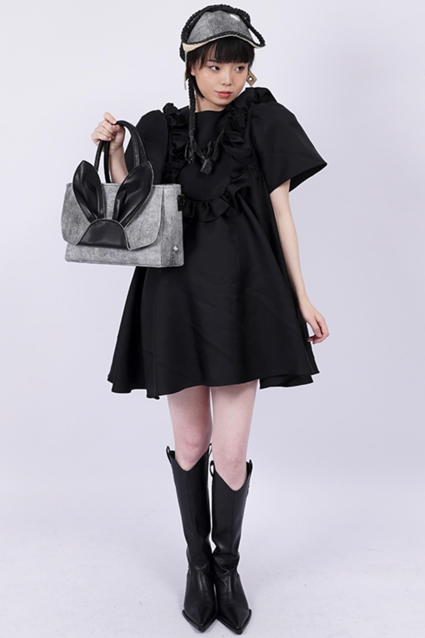 Denim Rabbit Tote Bag