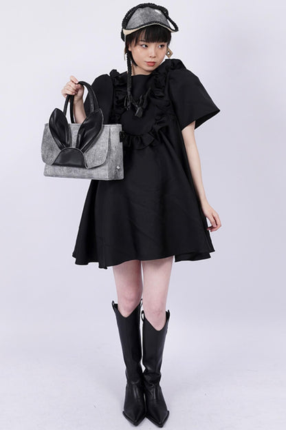 Denim Rabbit Tote Bag