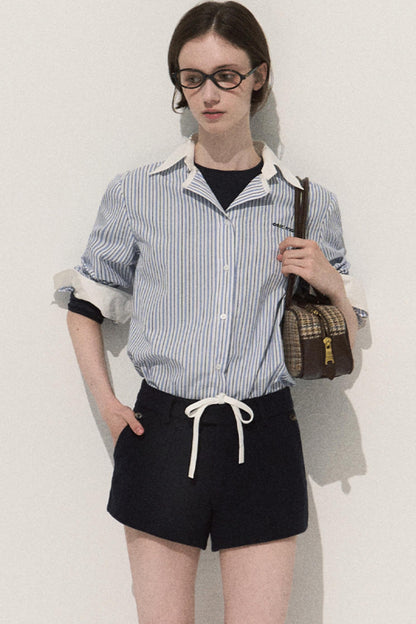 Night Pine Wool Shorts