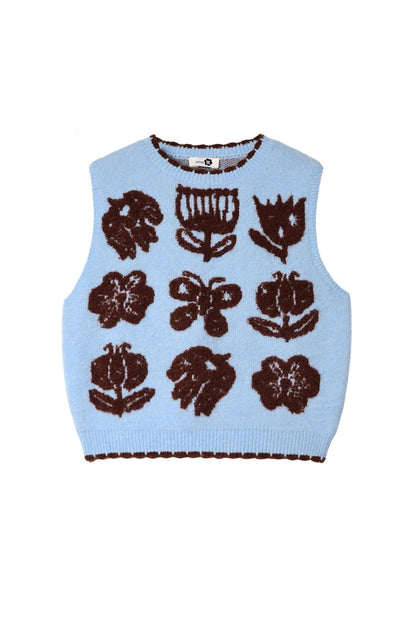 Velvet Jacquard Cardigan Set-Up