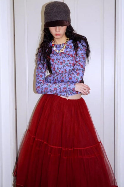 Vintage Leopard Velvet T-Shirt