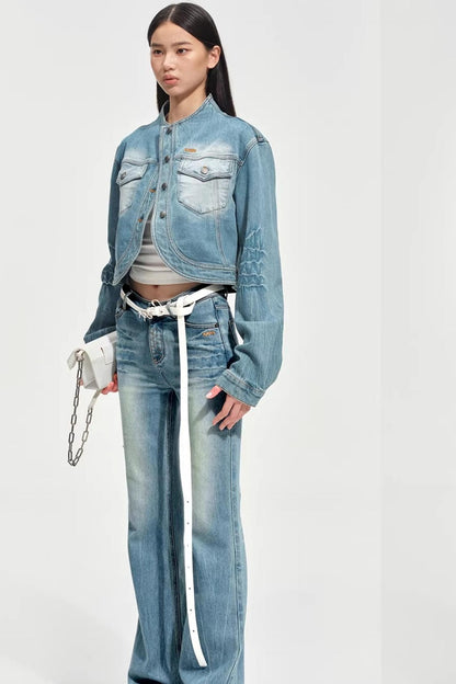 Wave Tencel Denim Pants