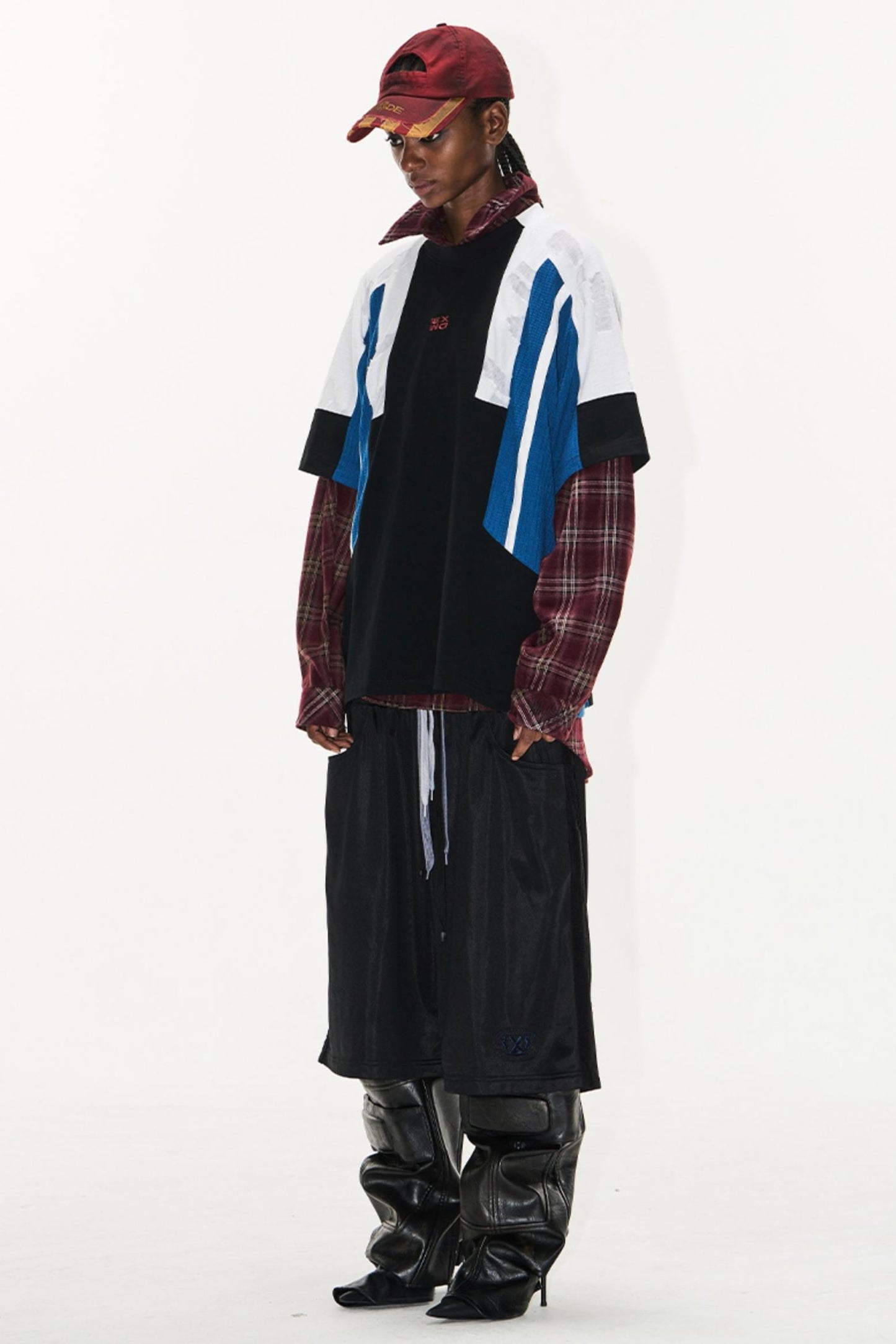 Colorblock Embroidered Tee