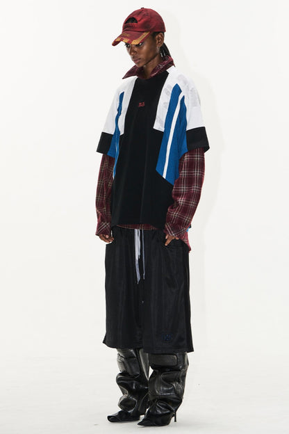 Colorblock Embroidered Tee