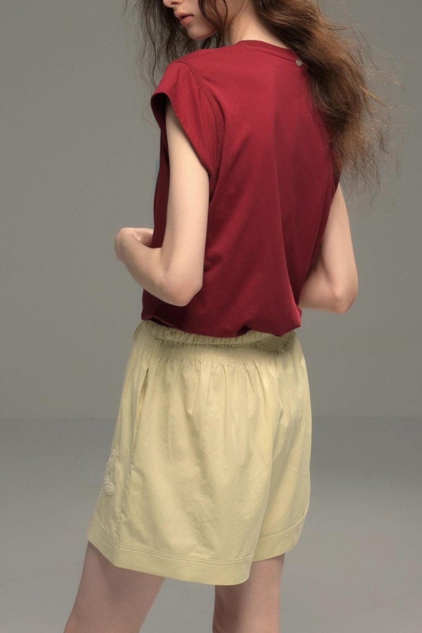 Starfish Casual Wide Drawstring Shorts