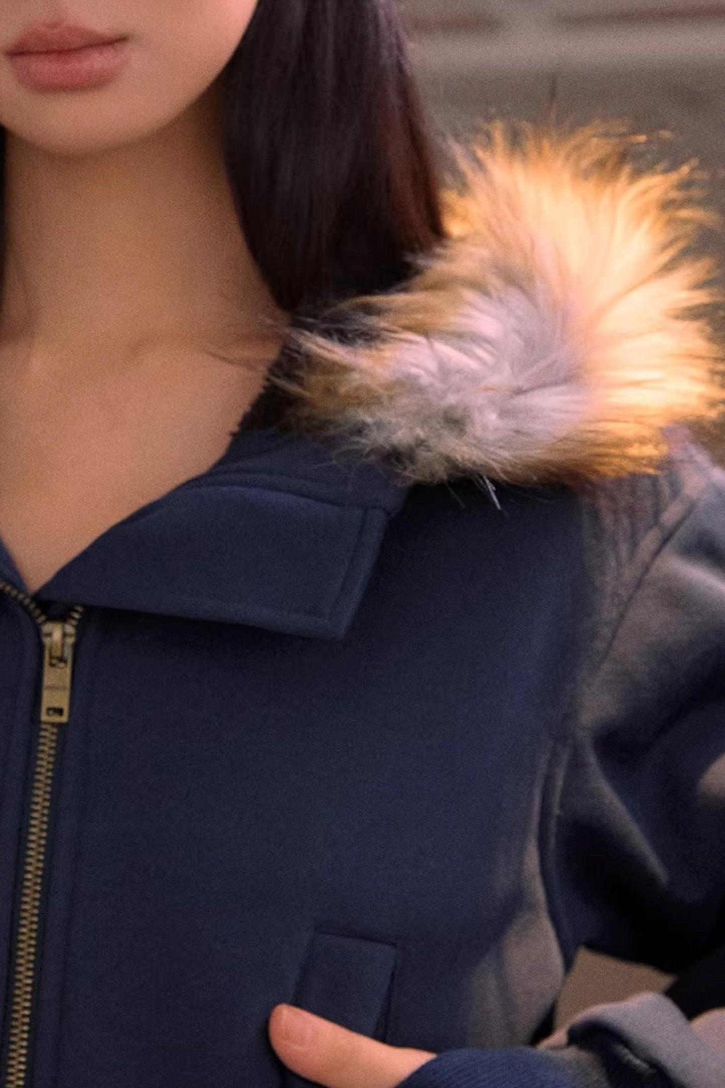Fleece-Lined Hooded Jacket