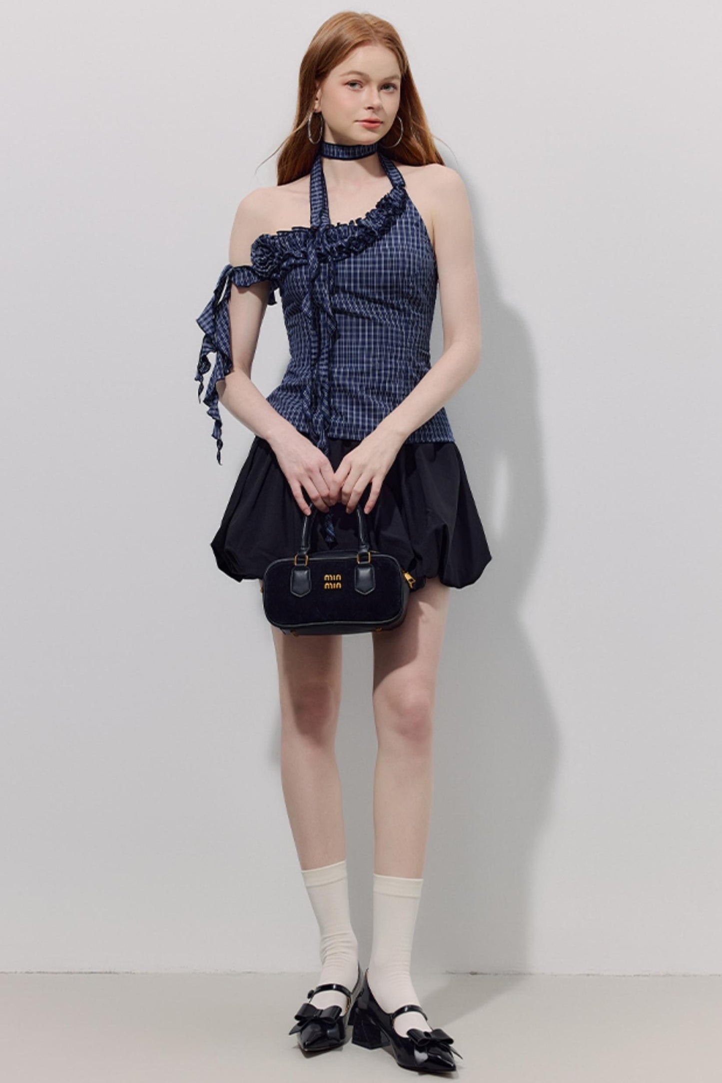 Smocked Peplum Camisole