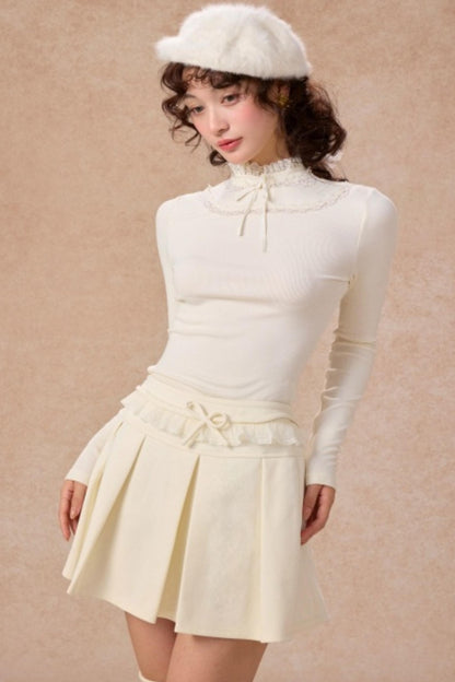 Moonlight Lace Knit Top Set-Up