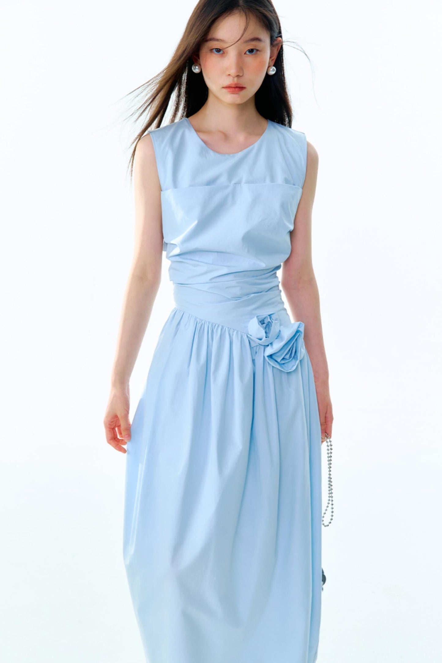 Pleated Waist Dress