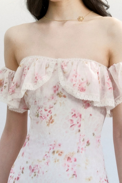 Pink Mist Chiffon Dress