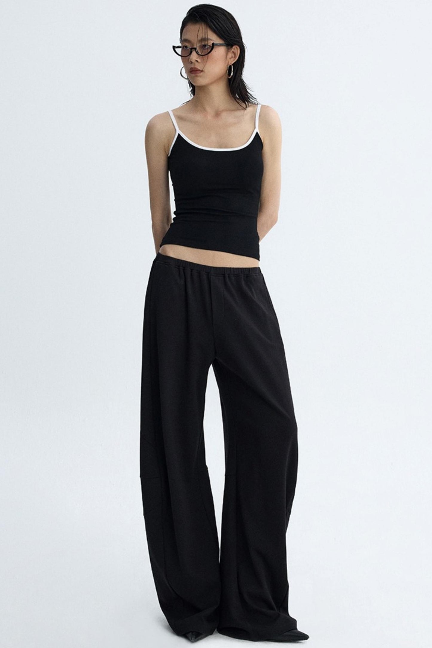 Autumn Elasticated Waist Womens Trousers