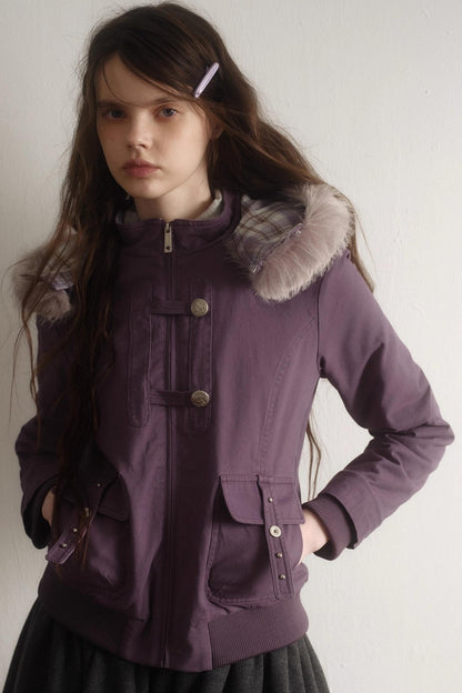 Purple Washed Vintage Jacket