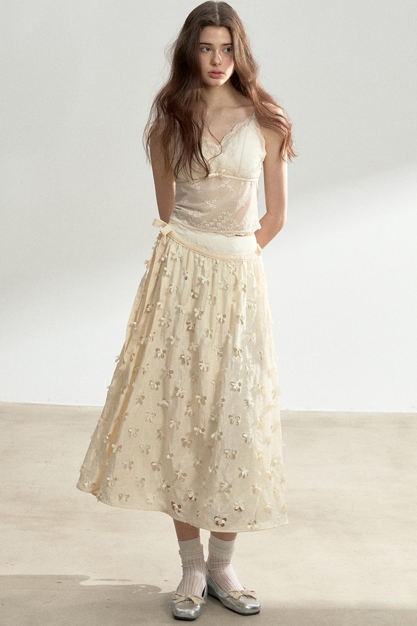 Romantic Floral Skirt