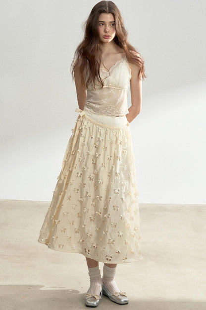 Romantic Floral Skirt