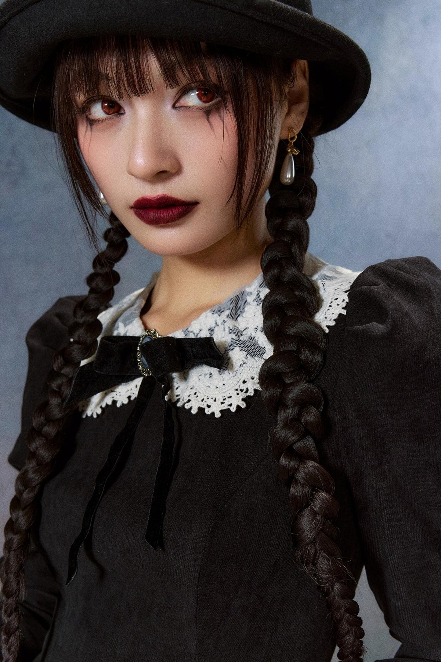 Lace Made Halloween Long Sleeve Dress