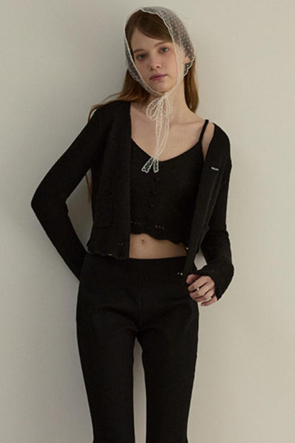 Misty Knit Cardigan Set