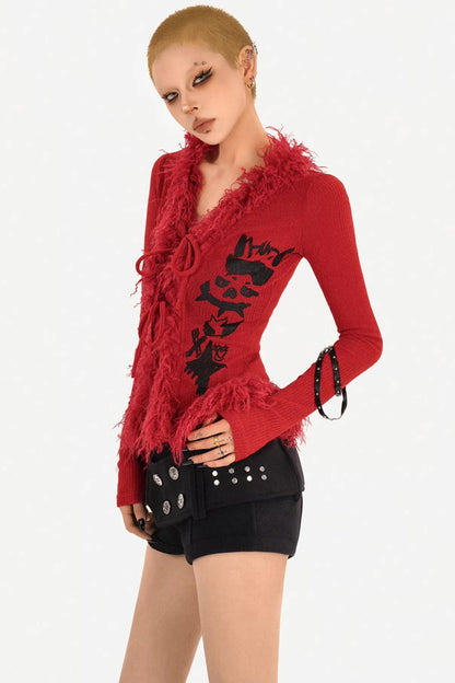 Retro Winter Waist-Cinching Shorts