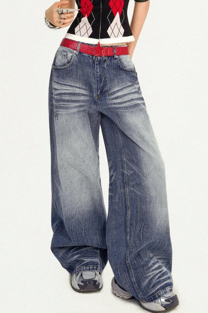 American Vintage Denim Wide-leg Pants