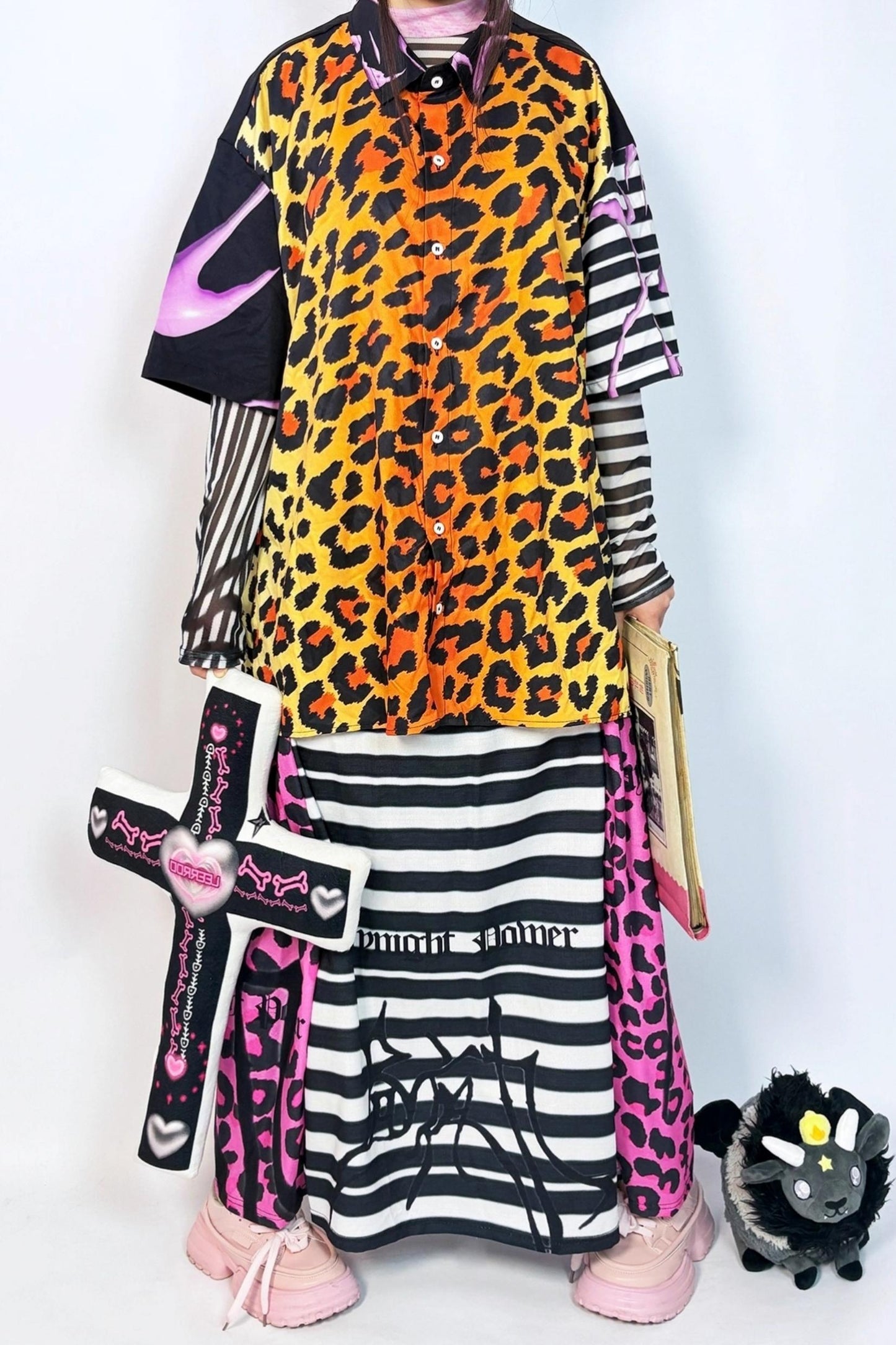 Leopard Gal Short-Sleeved Shirt