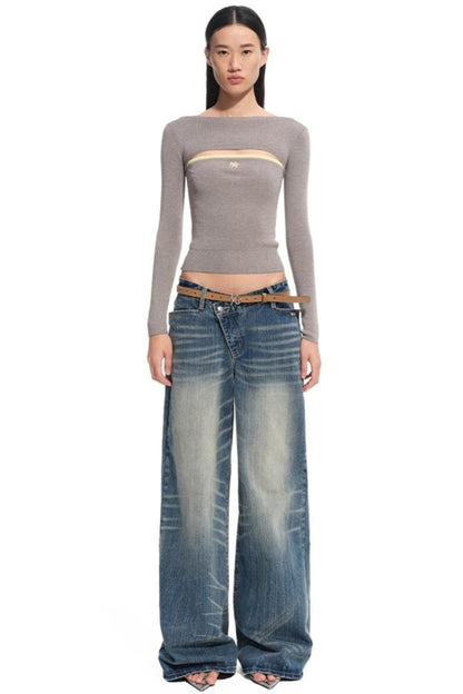 Turin Mulberry Silk Wool Top