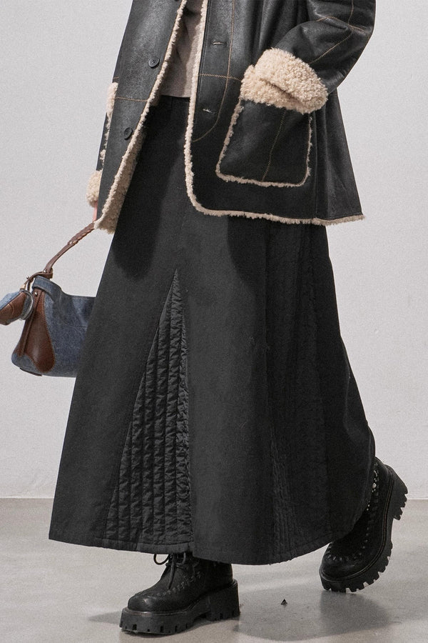 Pure Cotton Asymmetrical Skirt